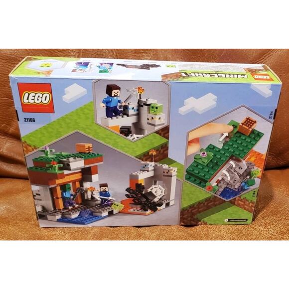 248 Piece Lego Minecraft 21166 The Abandoned Mine Building Block Set Sealed - Picture 3 of 10